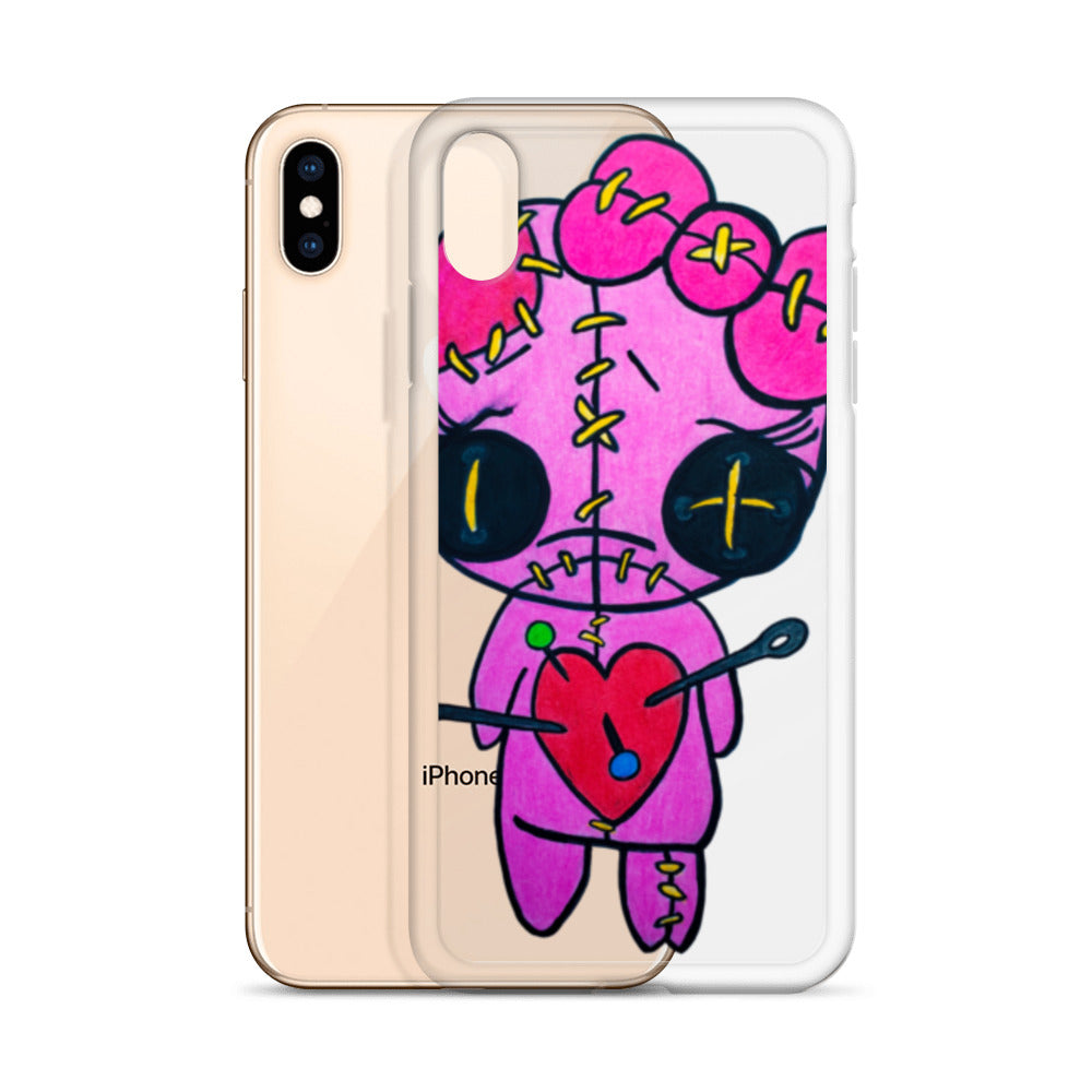 LH Pink Doll Clear Case for iPhone®
