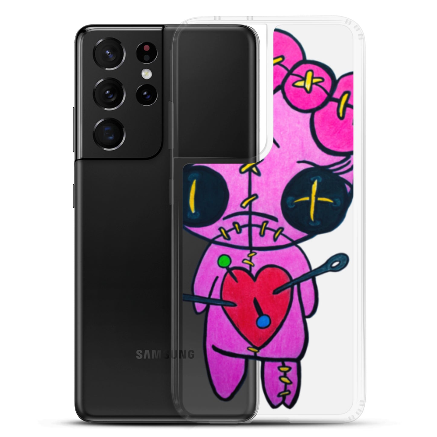 LH Pink Doll Clear Case for Samsung®
