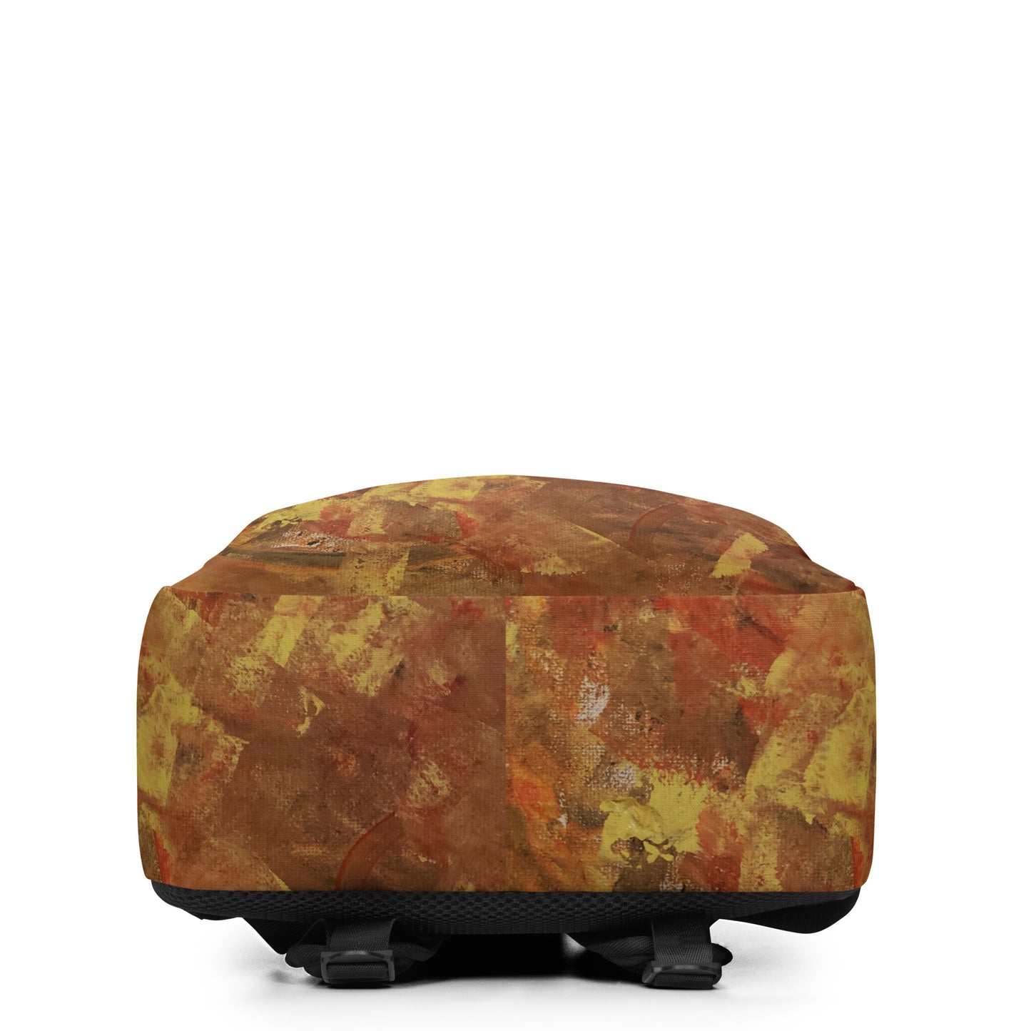 Brown and Orange Art Original Minimalist Backpack