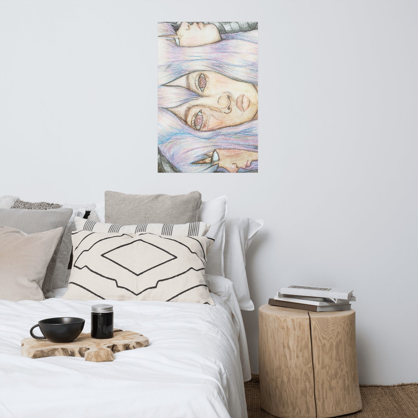 Lady Lovely Locks Poster by Hannah