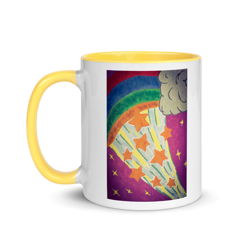 Starberst Mug with Color Inside