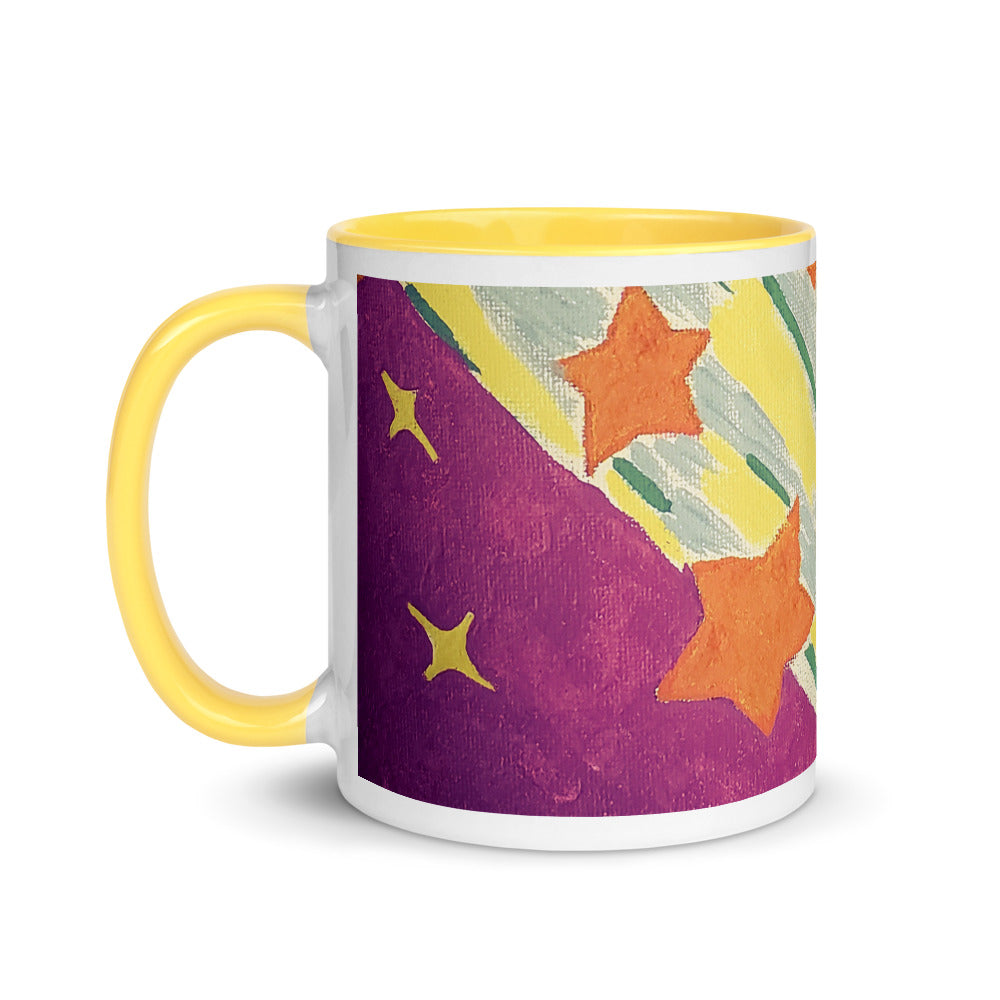 Starberst Mug with Color Inside