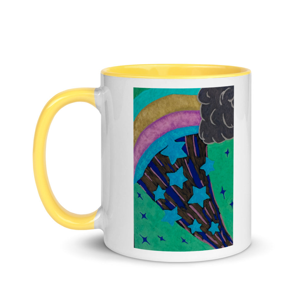 Starberst dark reg. Mug with Color Inside