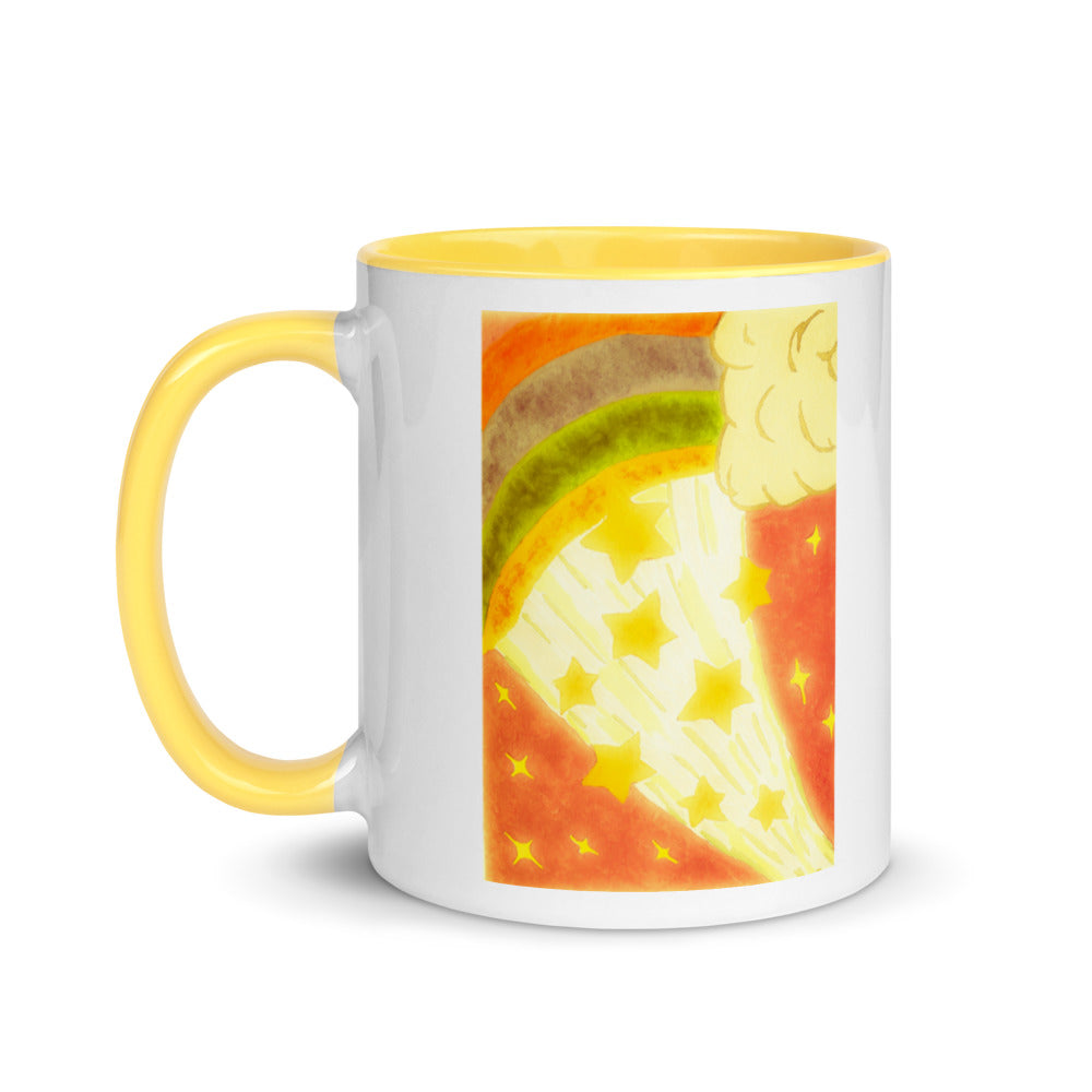 Starberst bright reg. Mug with Color Inside