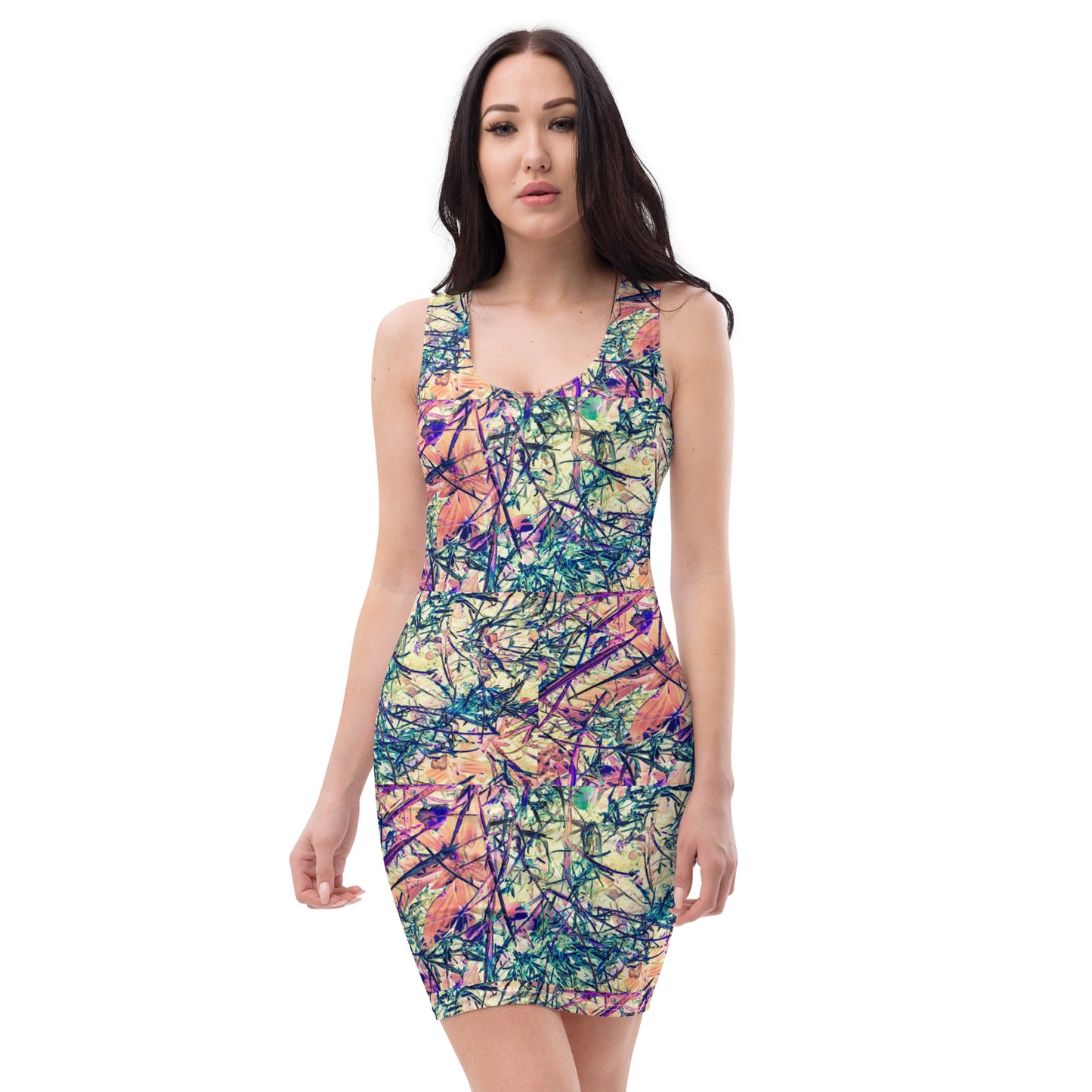 Nature by BL multicolor Sublimation Cut & Sew Dress