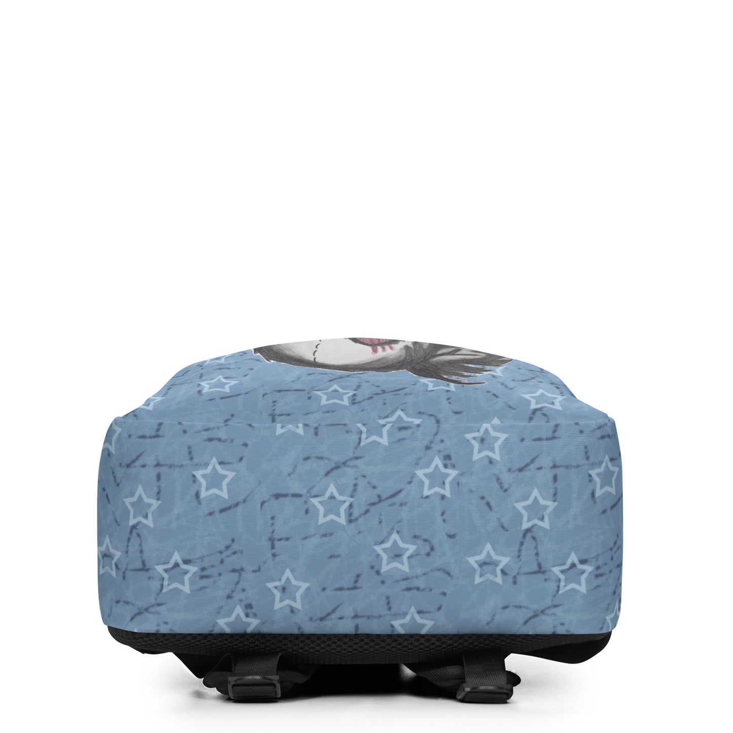 Stars blue w/Dog Minimalist Backpack