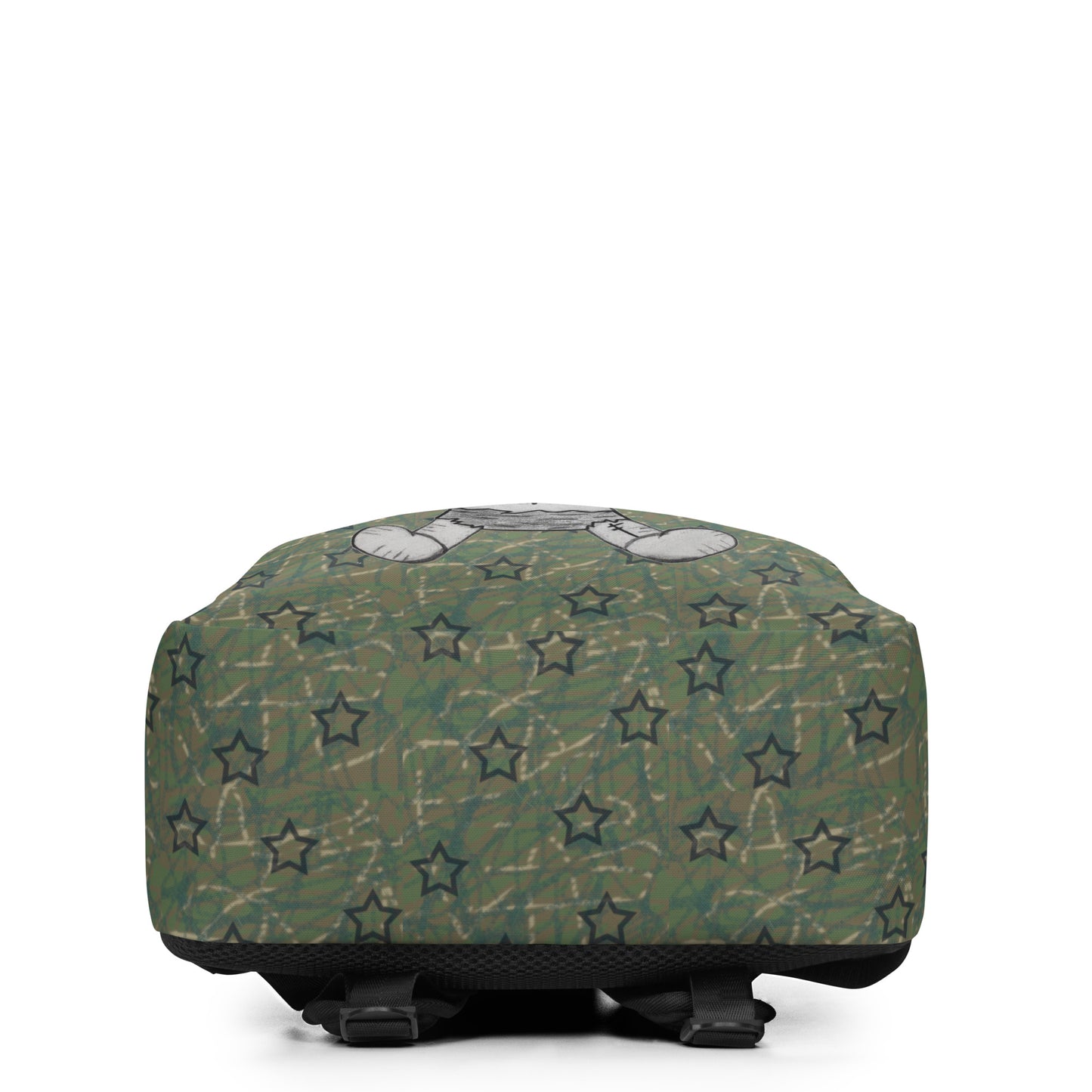 Stars army green w/Pebbles Minimalist Backpack