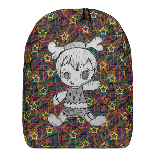 Stars w/Pebbles multicolor Minimalist Backpack