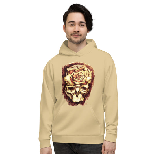 Skull w/Rose yw Unisex Hoodie