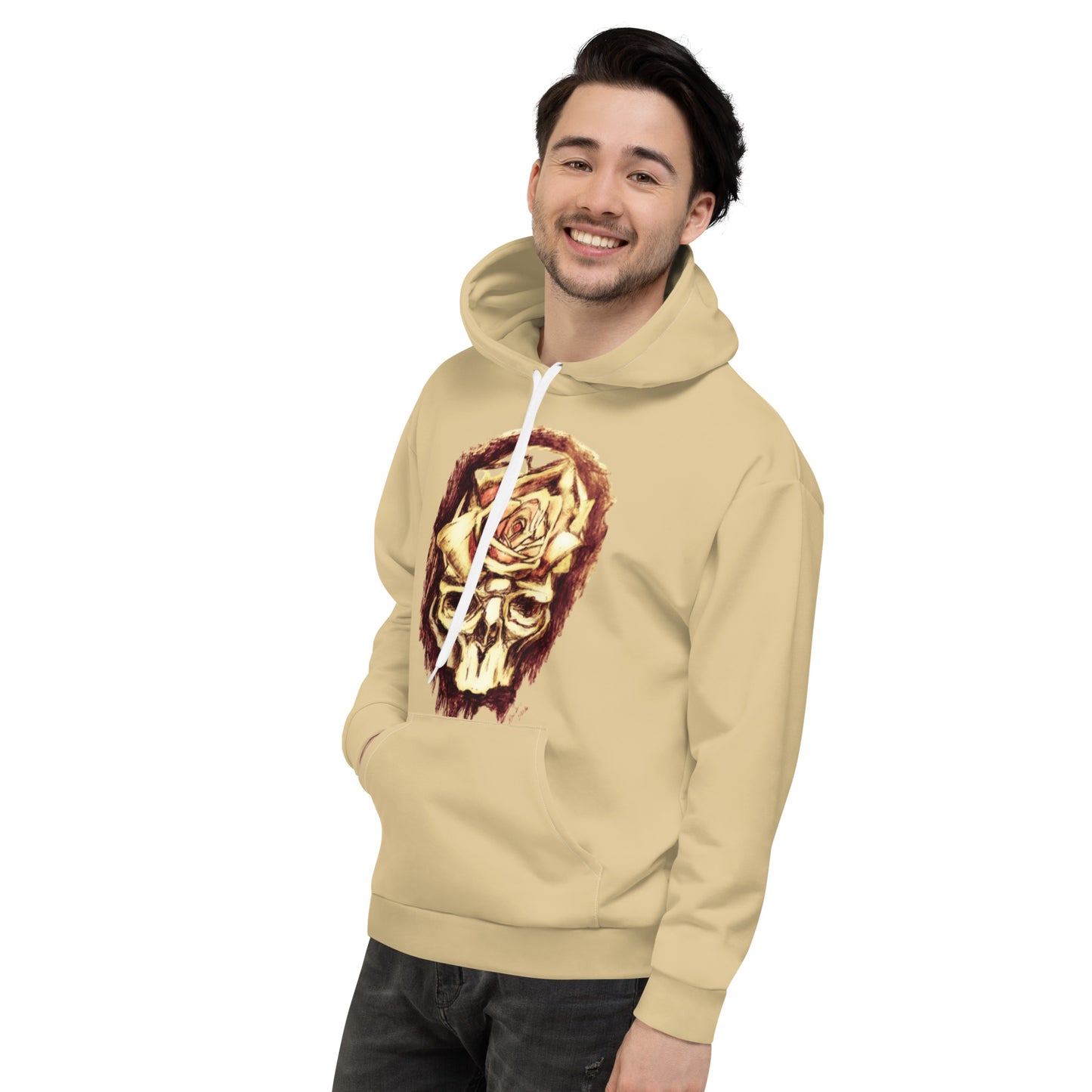 Skull w/Rose yw Unisex Hoodie