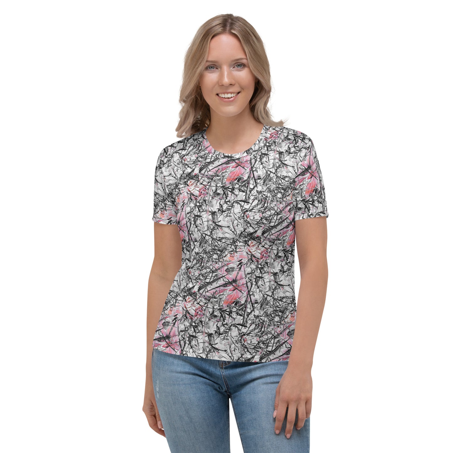 Nature by BL grey and pink Women's T-shirt