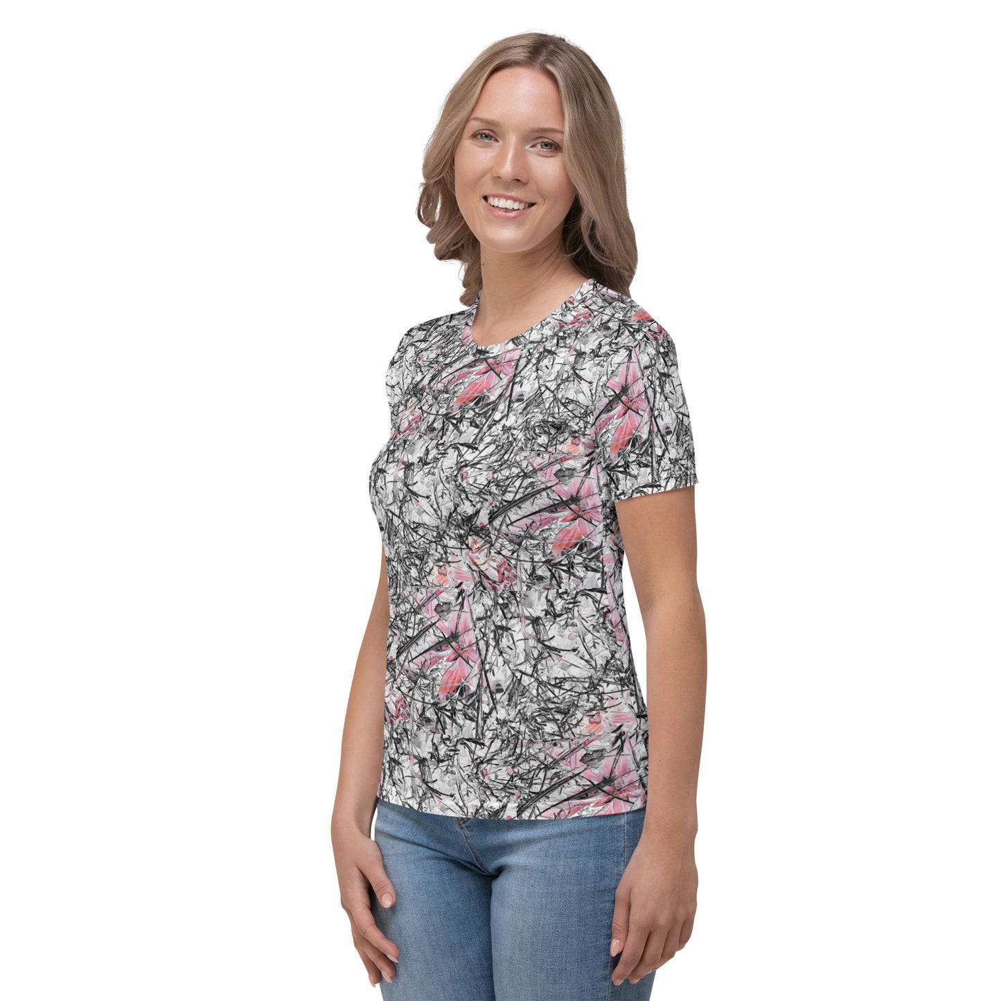 Nature by BL grey and pink Women's T-shirt