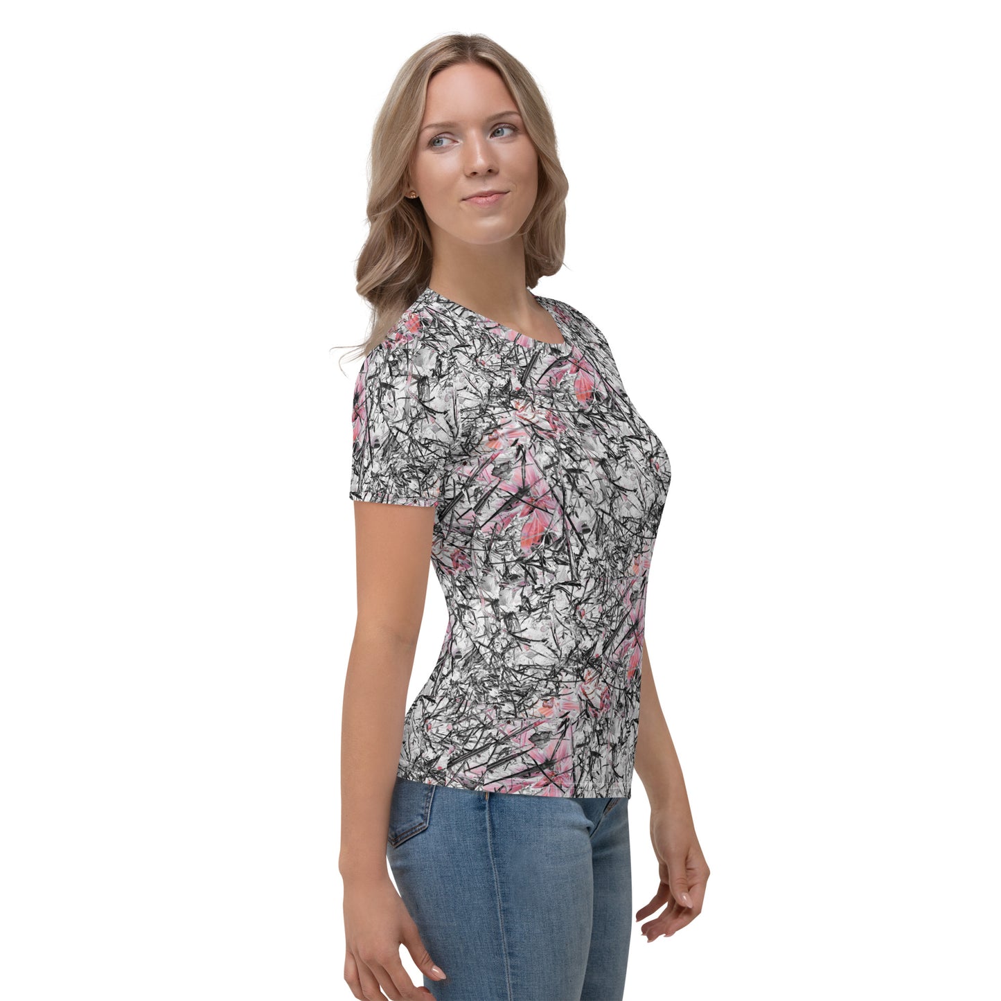 Nature by BL grey and pink Women's T-shirt