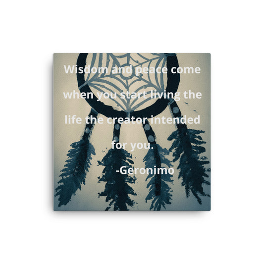 Geronimo W&P Canvas Wall Decor