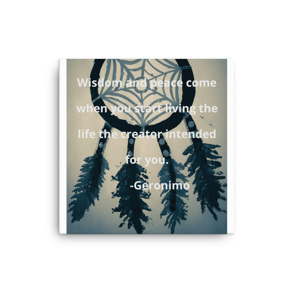 Geronimo W&P Canvas Wall Decor