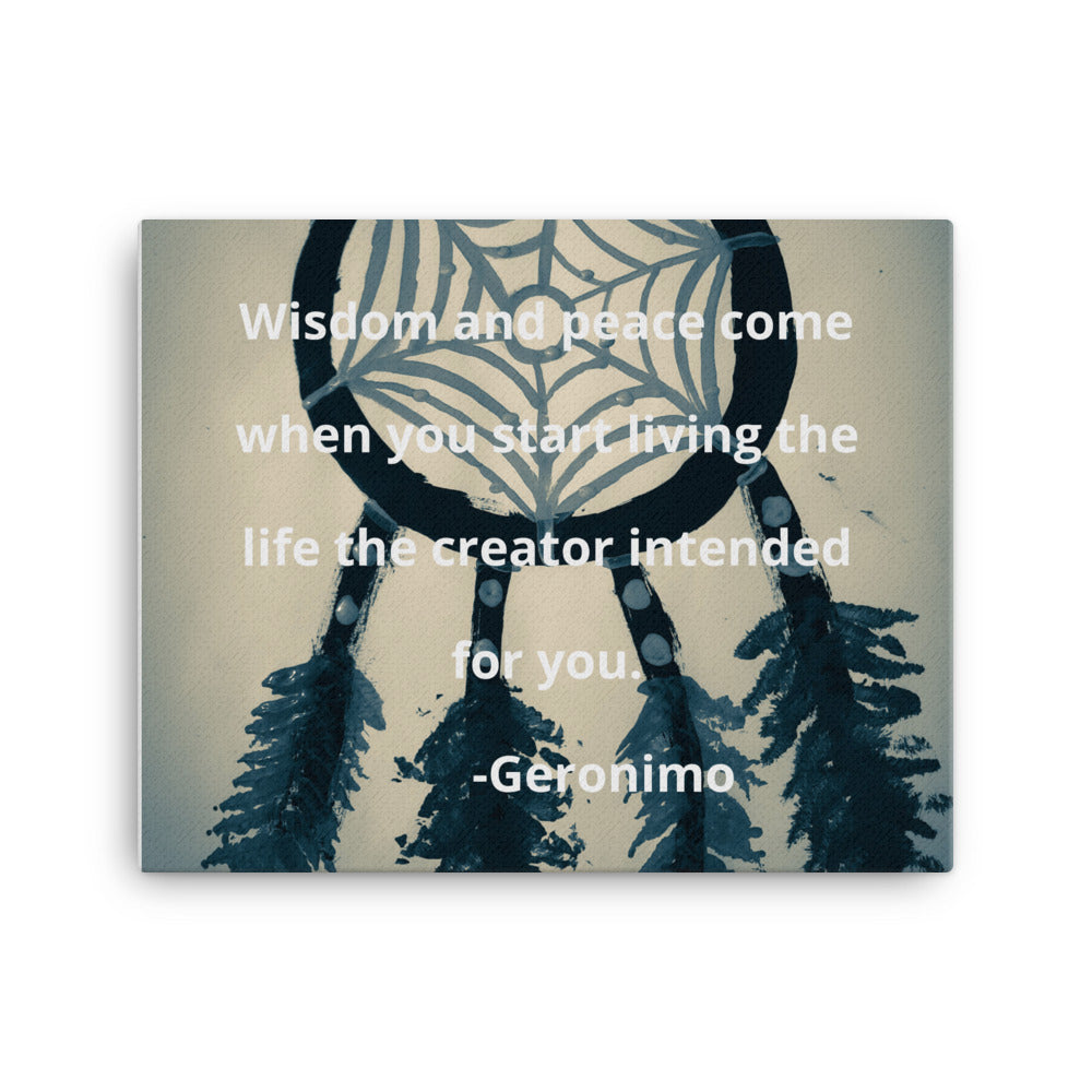 Geronimo W&P Canvas Wall Decor