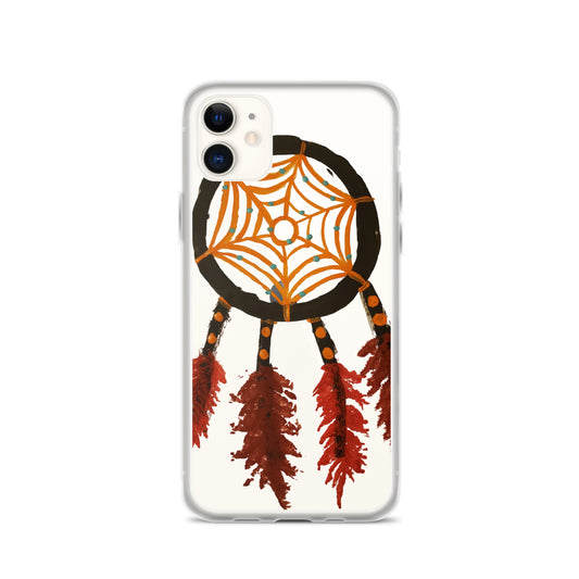 Dreamcatcher orange Clear Case for iPhone®