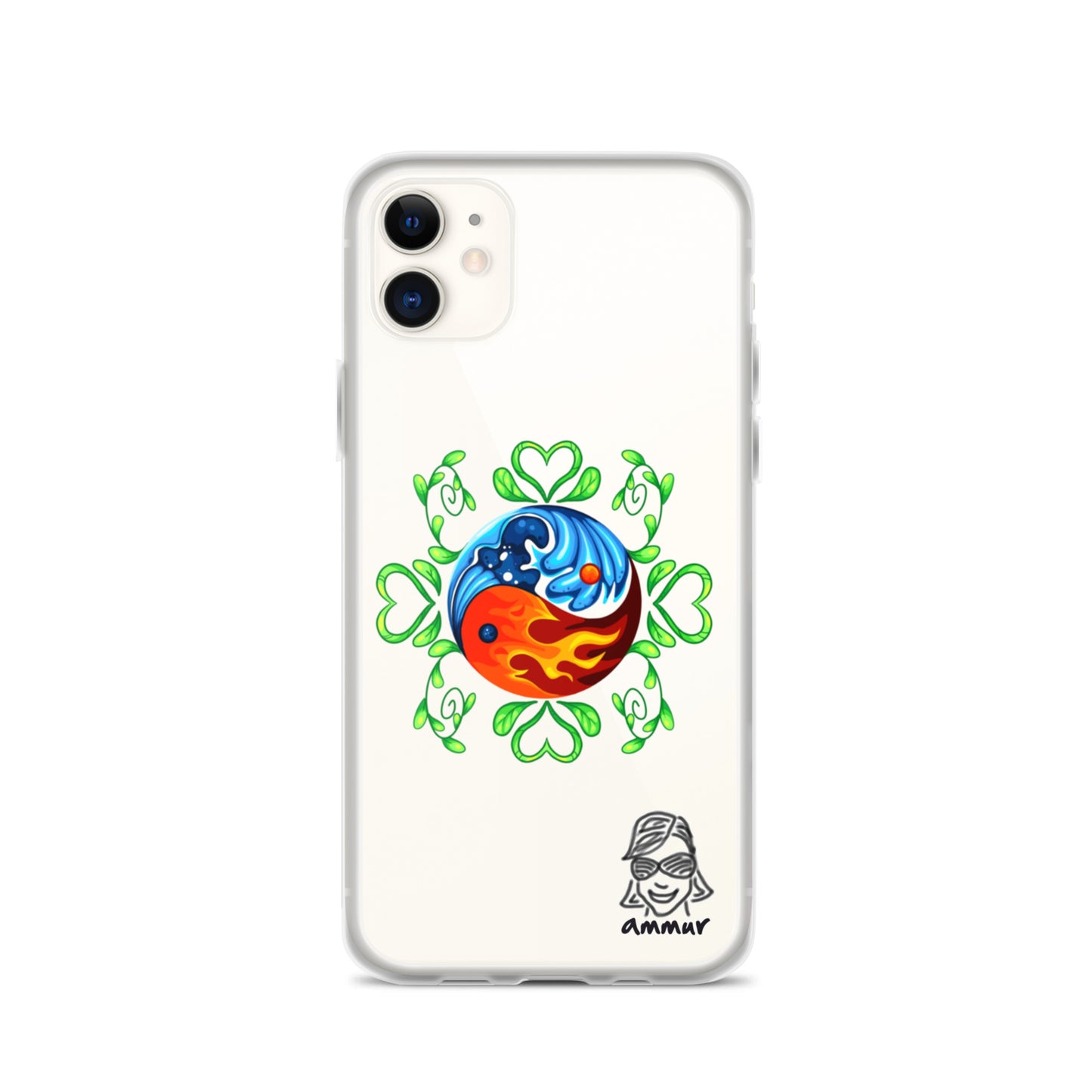 Yin Yang Clear Case for iPhone®