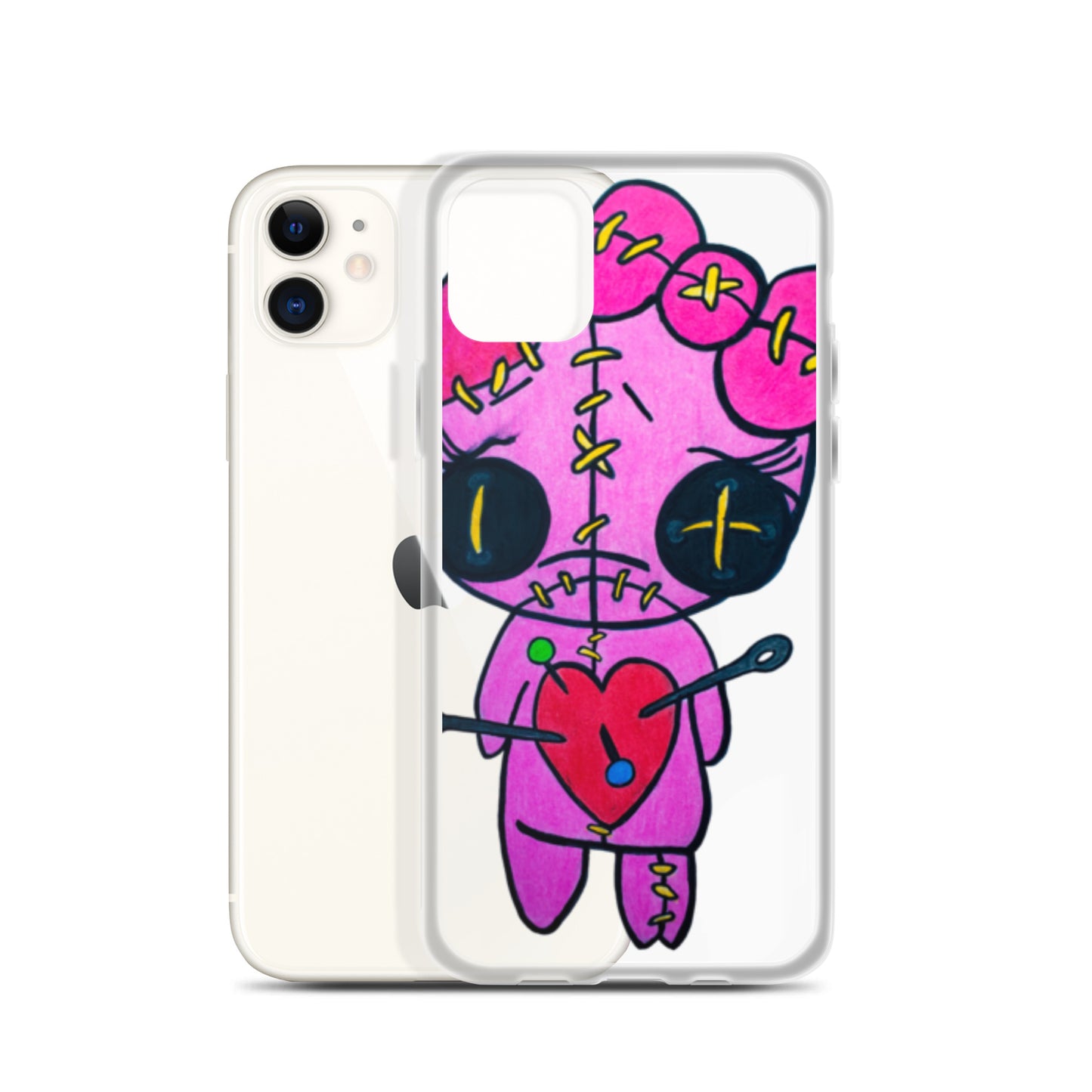 LH Pink Doll Clear Case for iPhone®