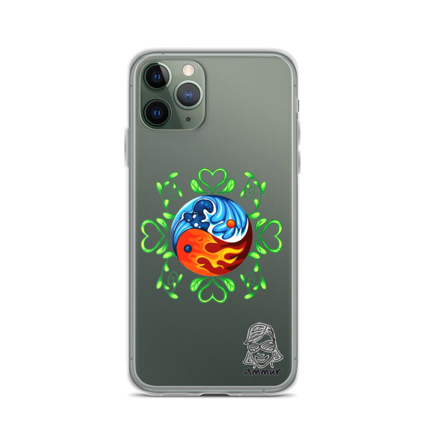 Yin Yang Clear Case for iPhone®
