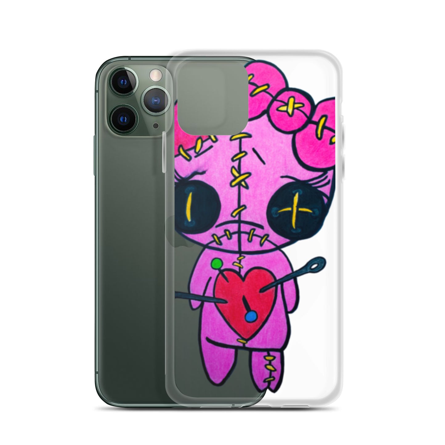 LH Pink Doll Clear Case for iPhone®