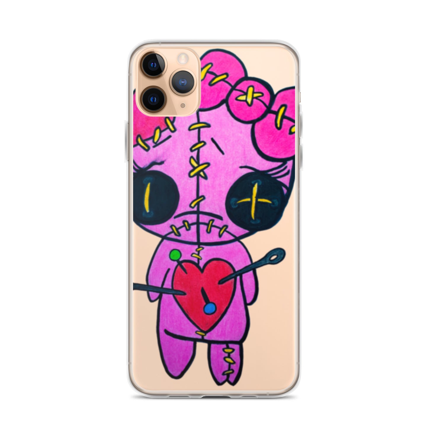 LH Pink Doll Clear Case for iPhone®