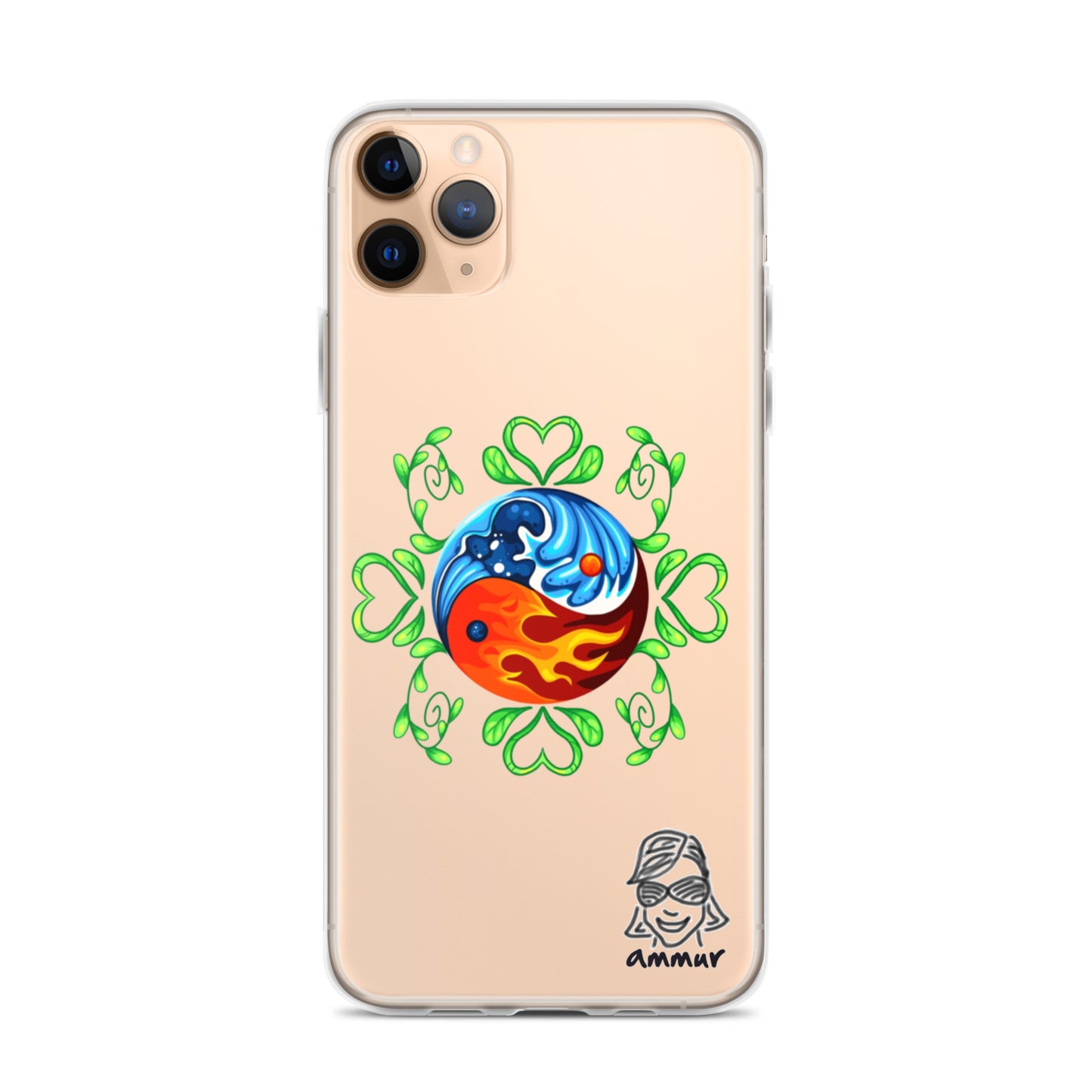 Yin Yang Clear Case for iPhone®