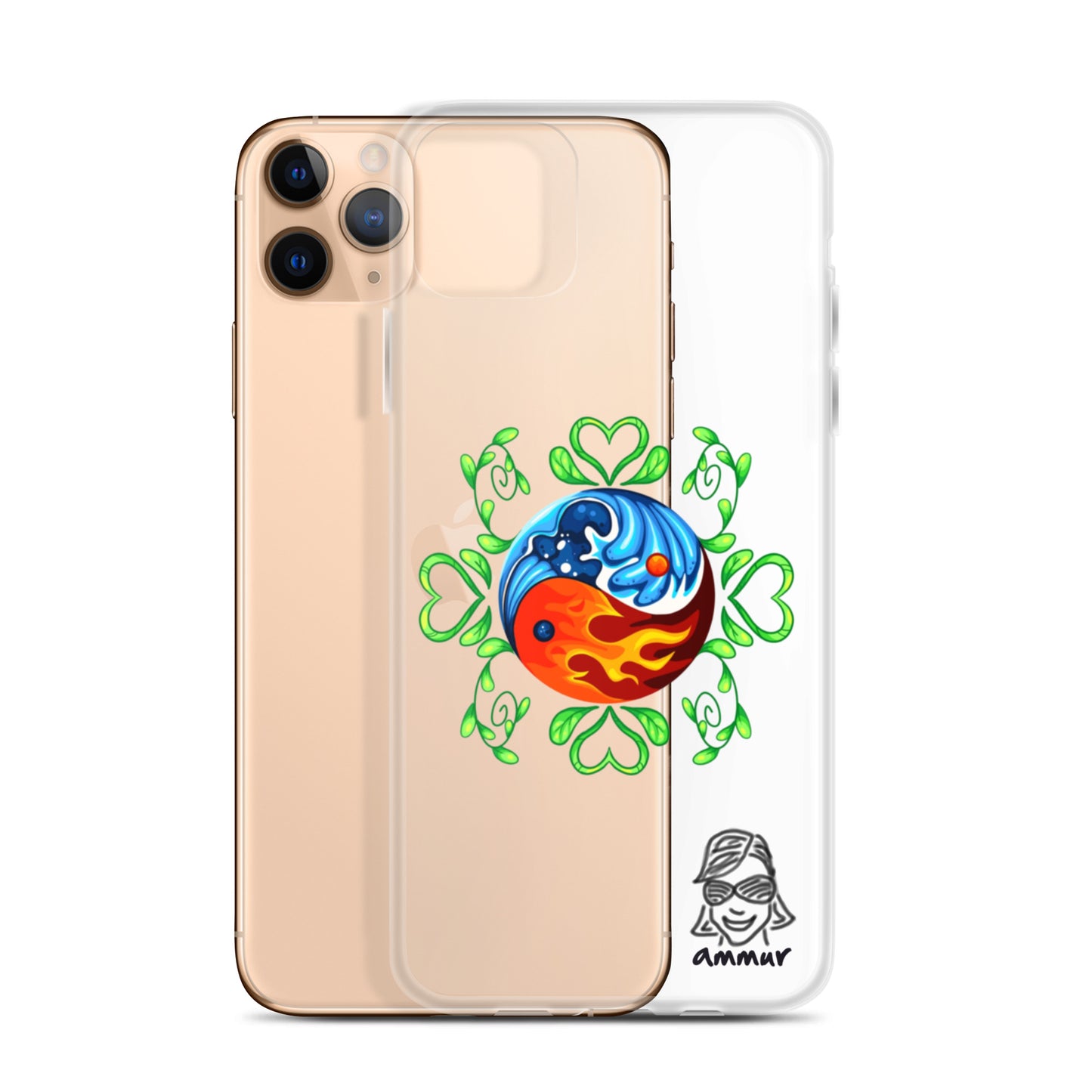 Yin Yang Clear Case for iPhone®