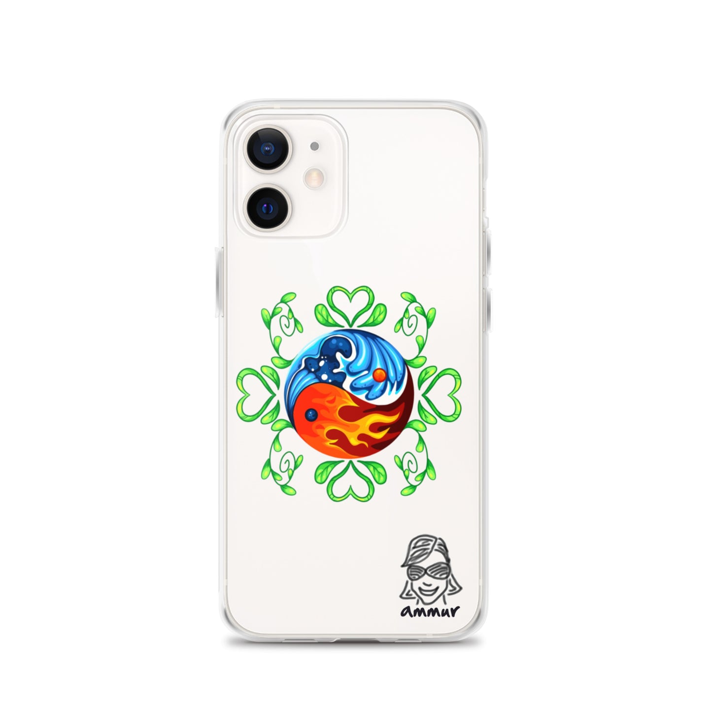 Yin Yang Clear Case for iPhone®