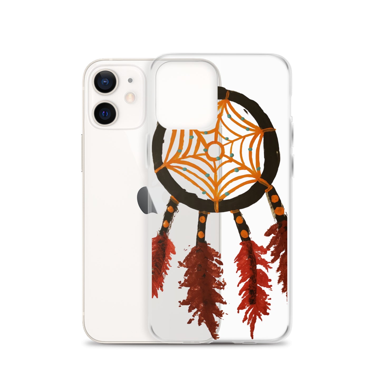 Dreamcatcher orange Clear Case for iPhone®