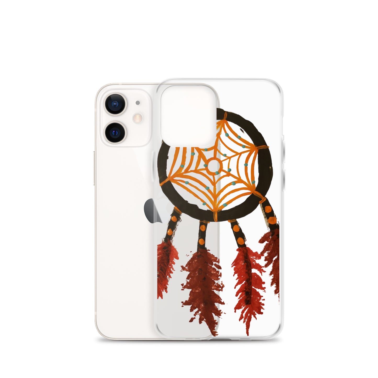 Dreamcatcher orange Clear Case for iPhone®