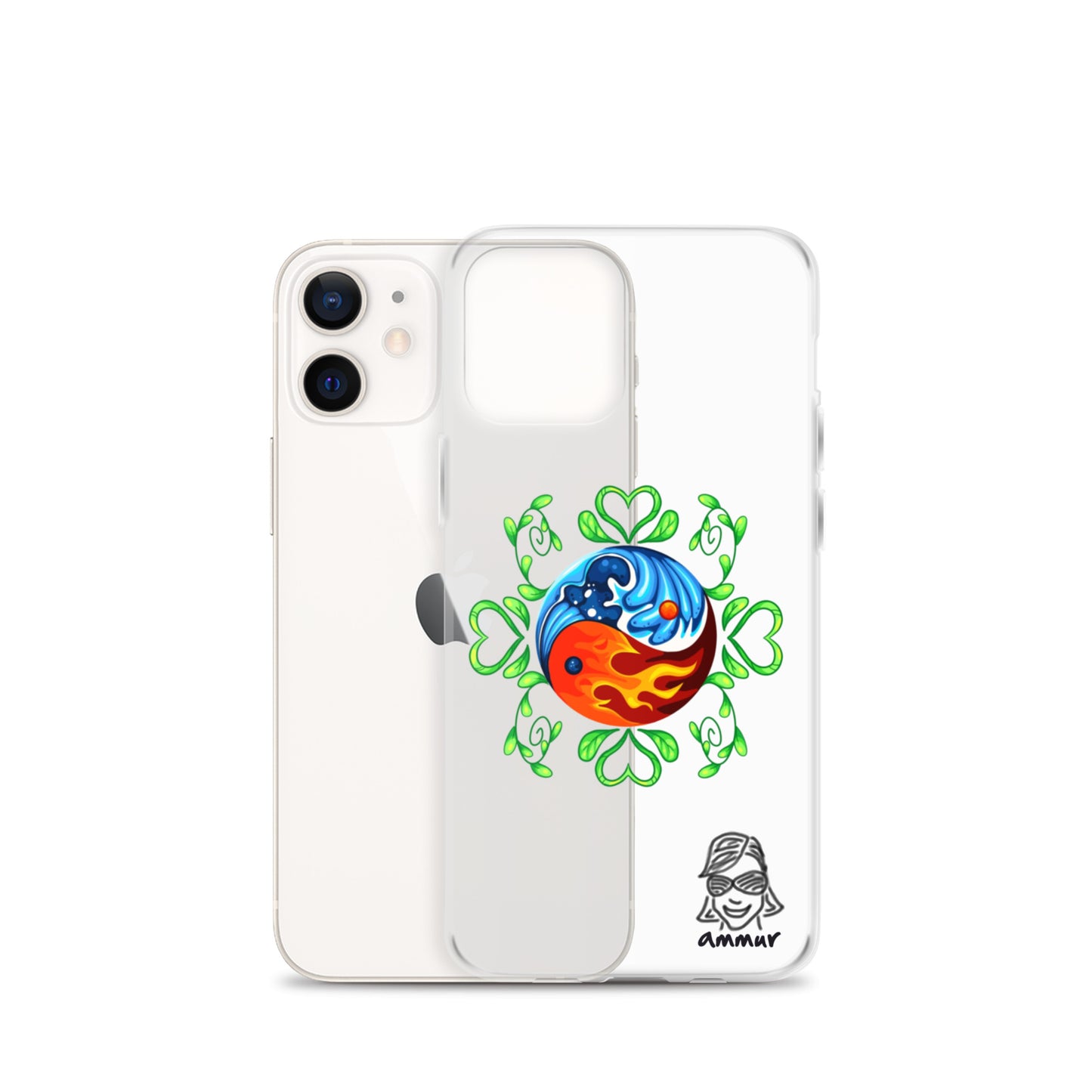 Yin Yang Clear Case for iPhone®