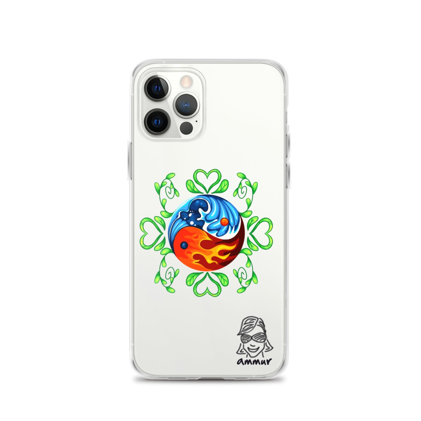 Yin Yang Clear Case for iPhone®