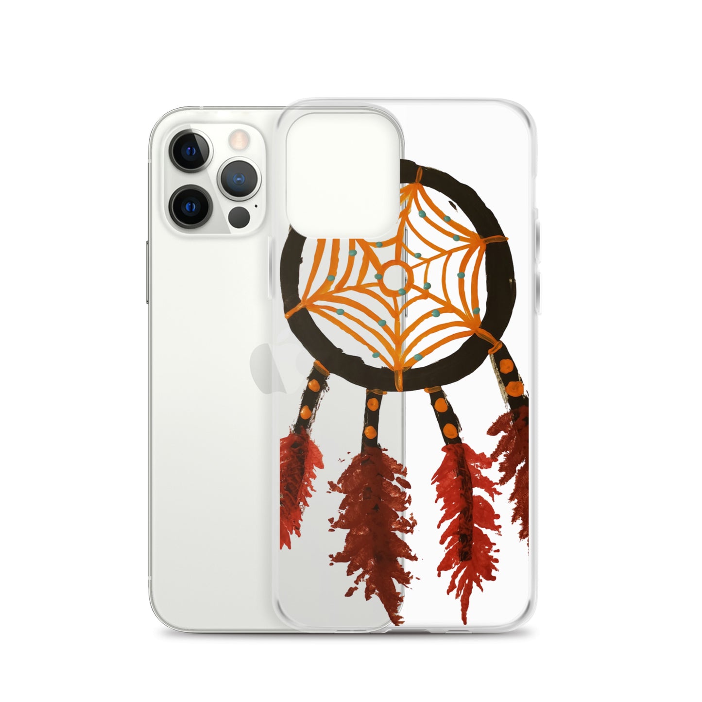 Dreamcatcher orange Clear Case for iPhone®