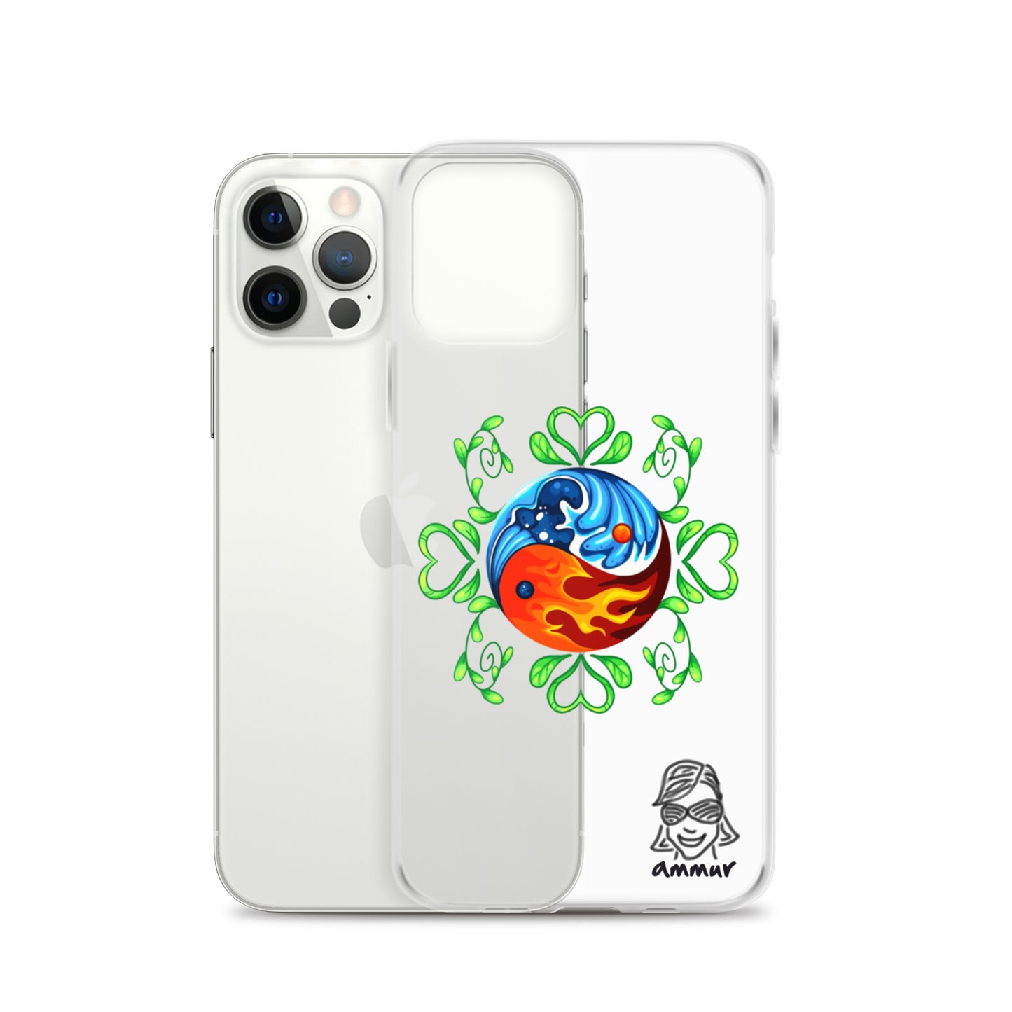 Yin Yang Clear Case for iPhone®