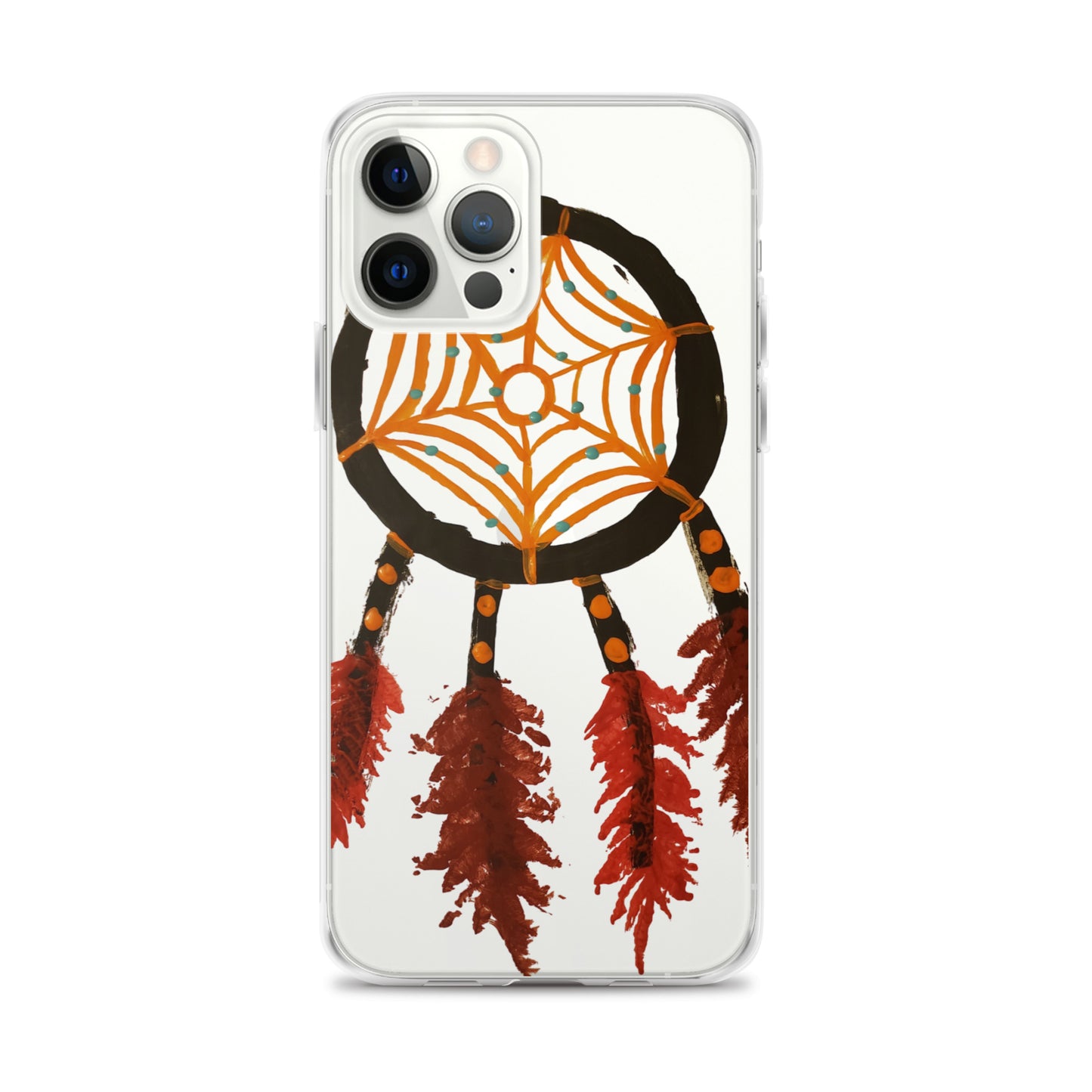 Dreamcatcher orange Clear Case for iPhone®