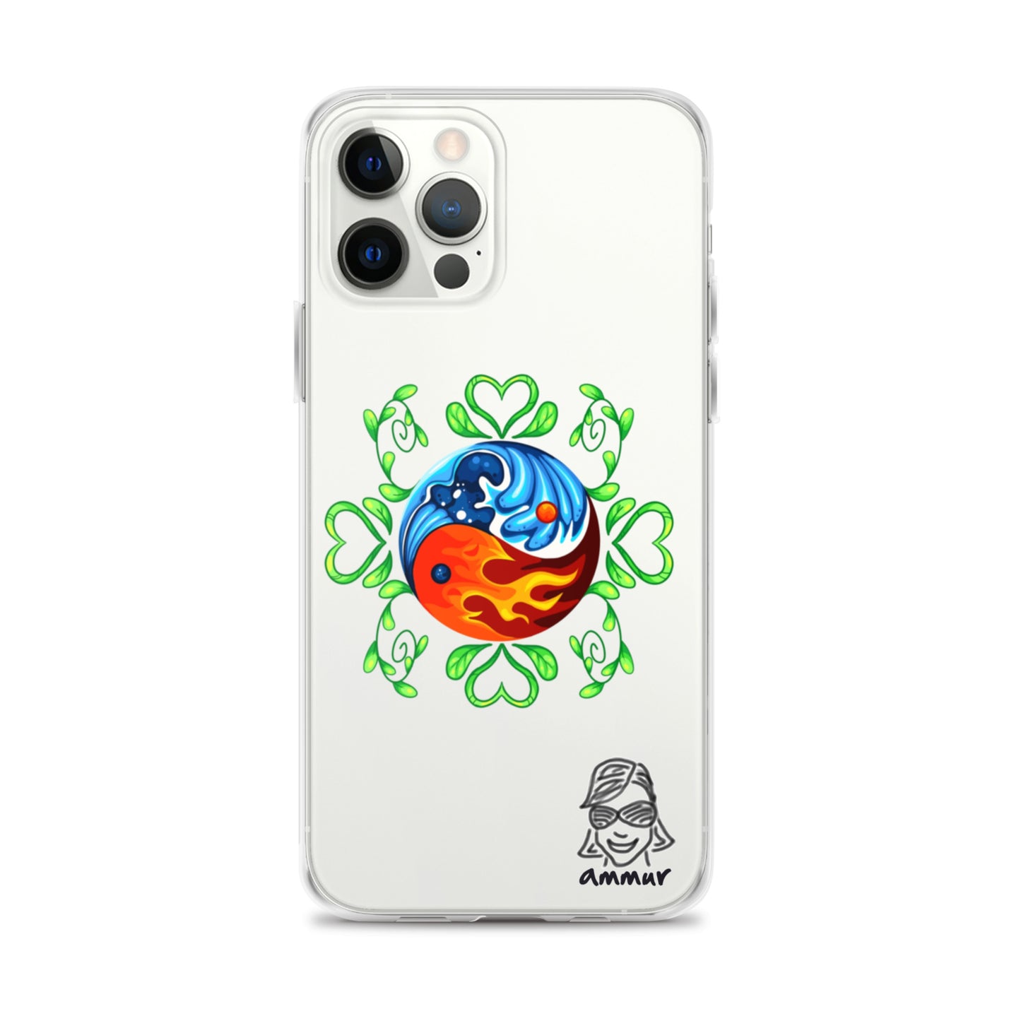 Yin Yang Clear Case for iPhone®