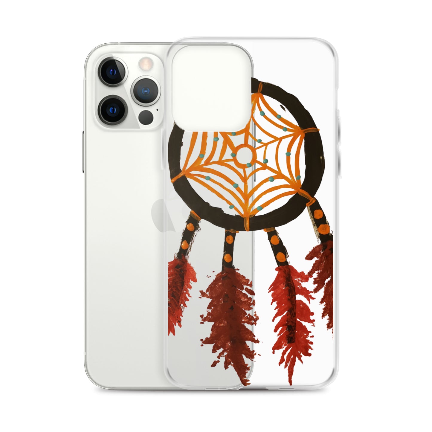 Dreamcatcher orange Clear Case for iPhone®
