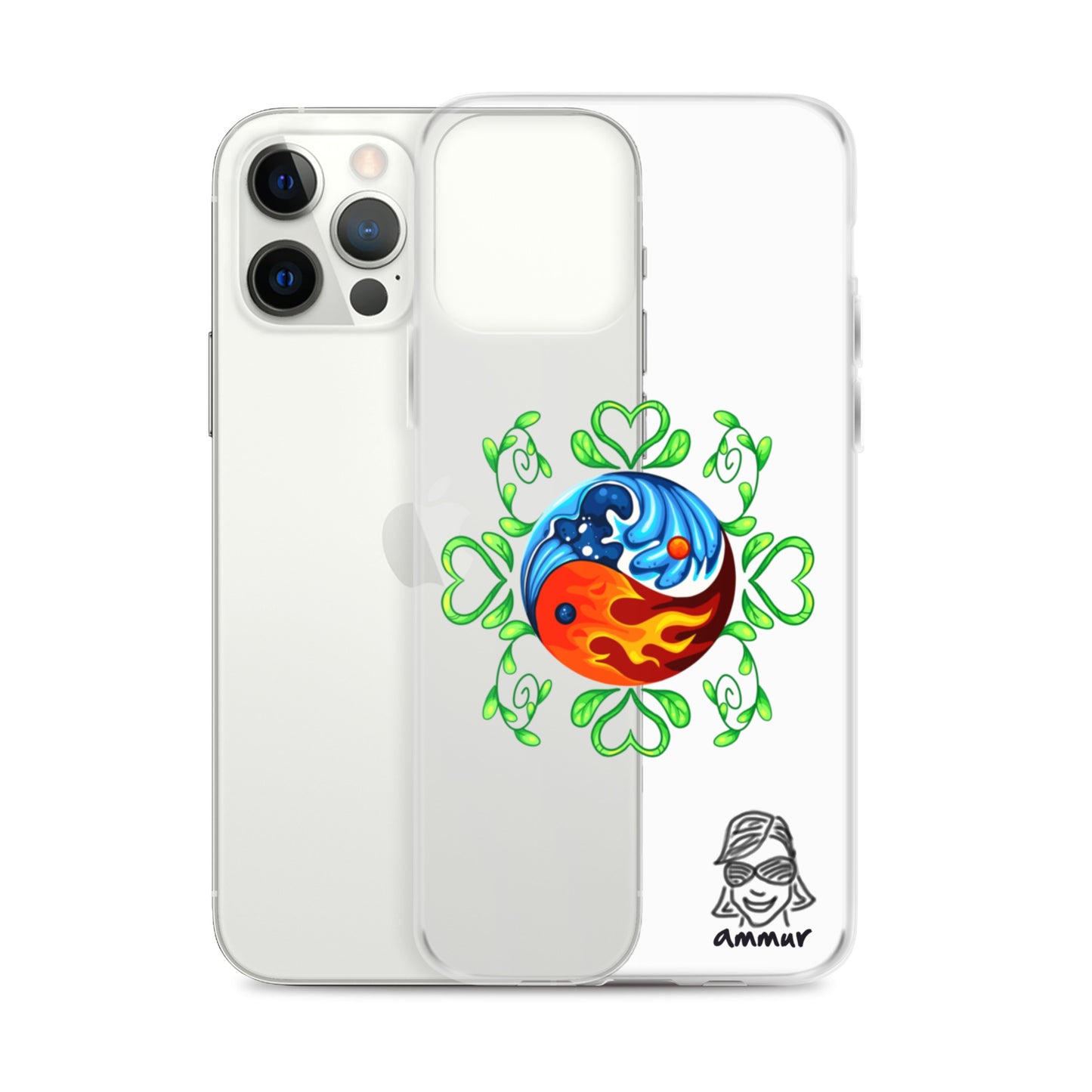 Yin Yang Clear Case for iPhone®