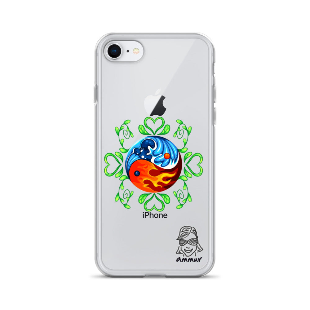 Yin Yang Clear Case for iPhone®