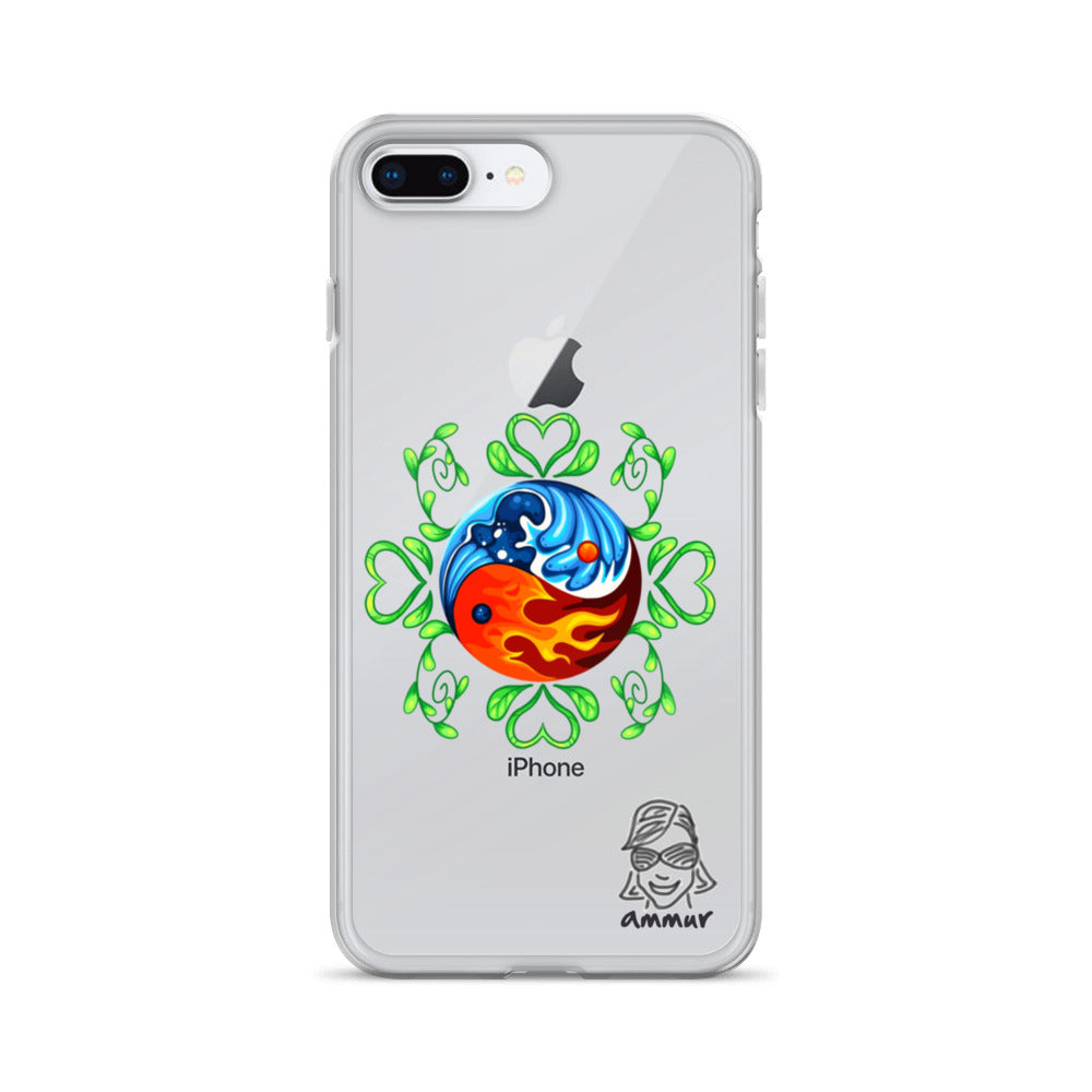 Yin Yang Clear Case for iPhone®