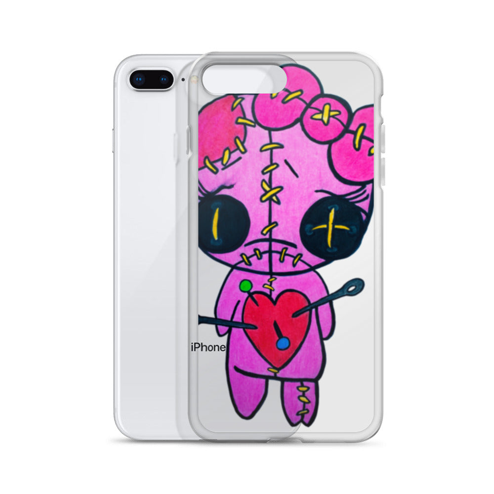 LH Pink Doll Clear Case for iPhone®