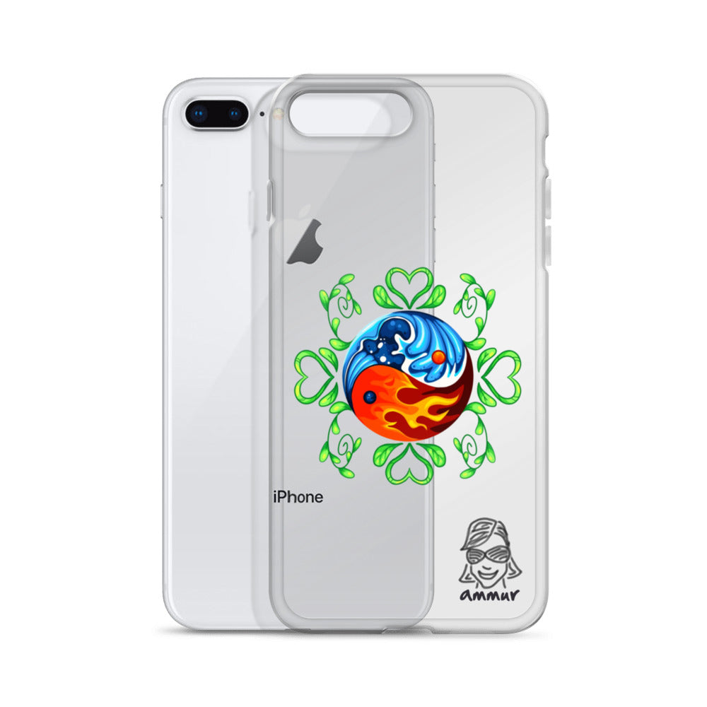 Yin Yang Clear Case for iPhone®