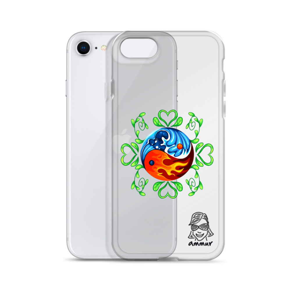 Yin Yang Clear Case for iPhone®