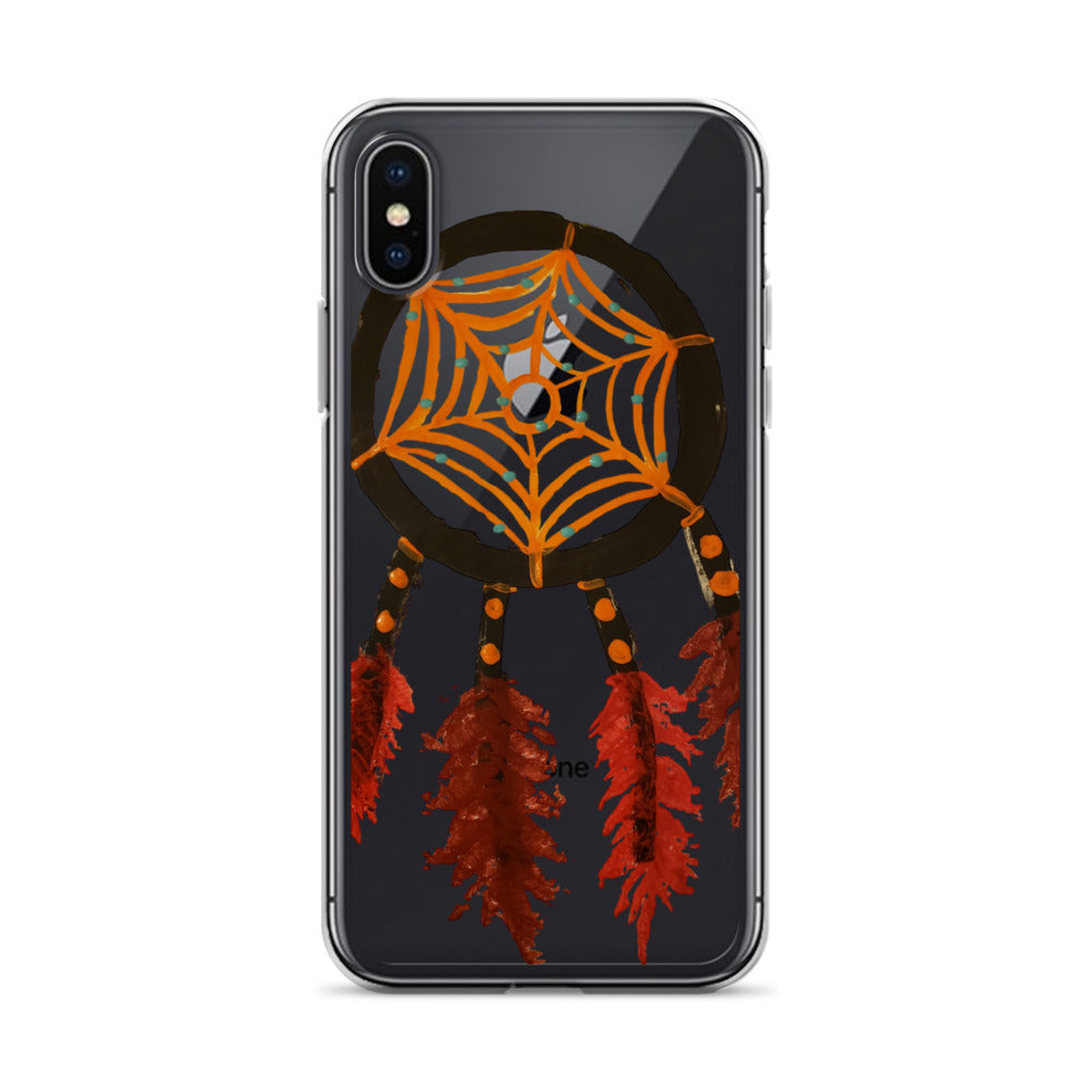 Dreamcatcher orange Clear Case for iPhone®