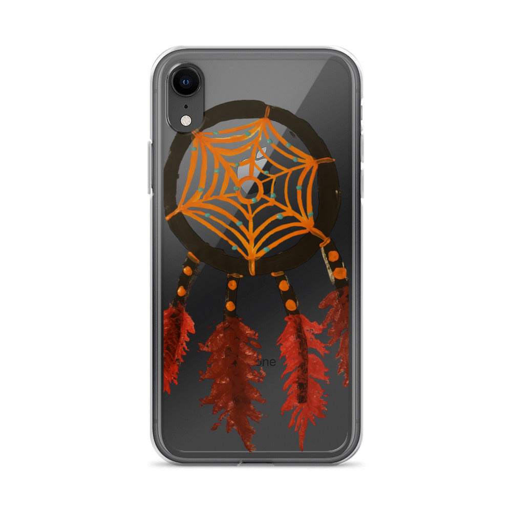Dreamcatcher orange Clear Case for iPhone®