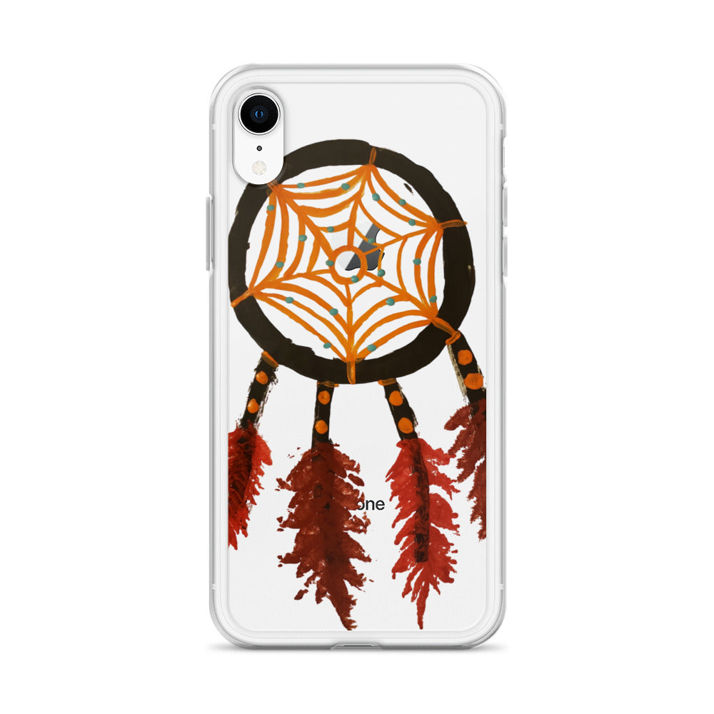 Dreamcatcher orange Clear Case for iPhone®