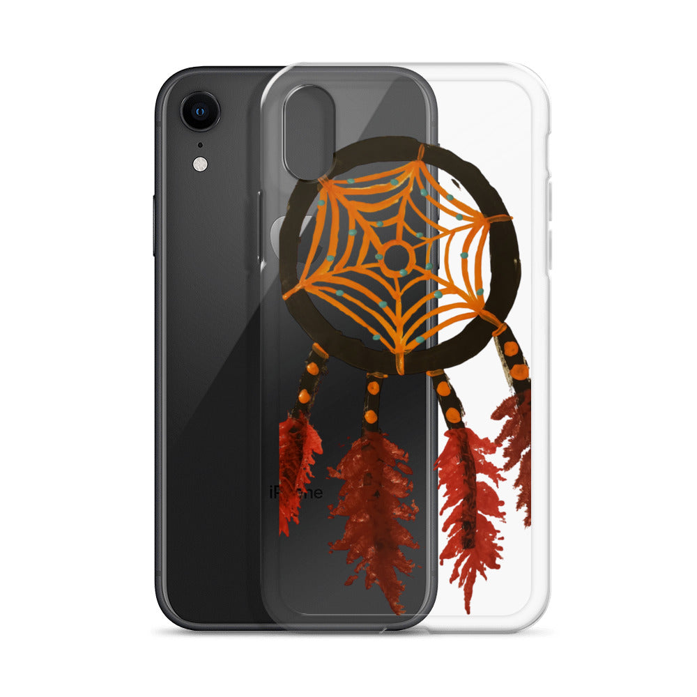 Dreamcatcher orange Clear Case for iPhone®