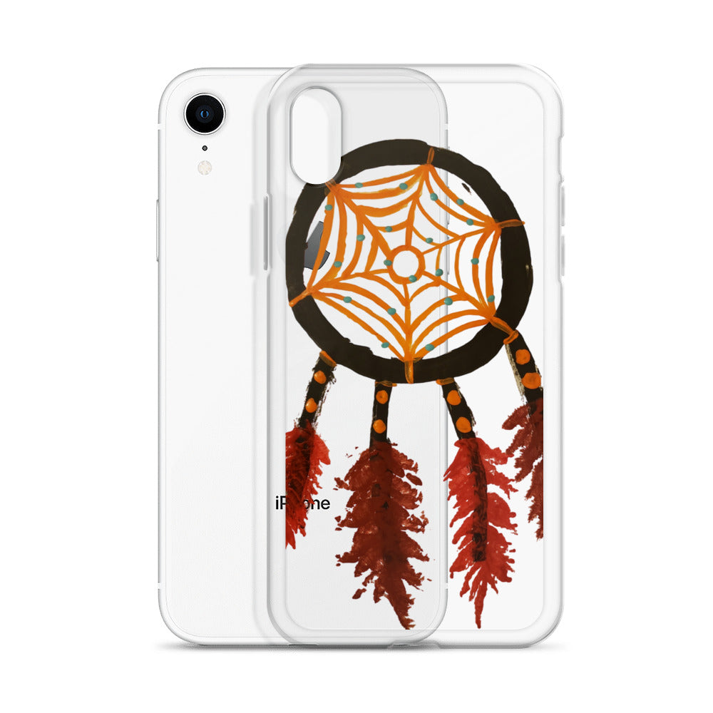 Dreamcatcher orange Clear Case for iPhone®