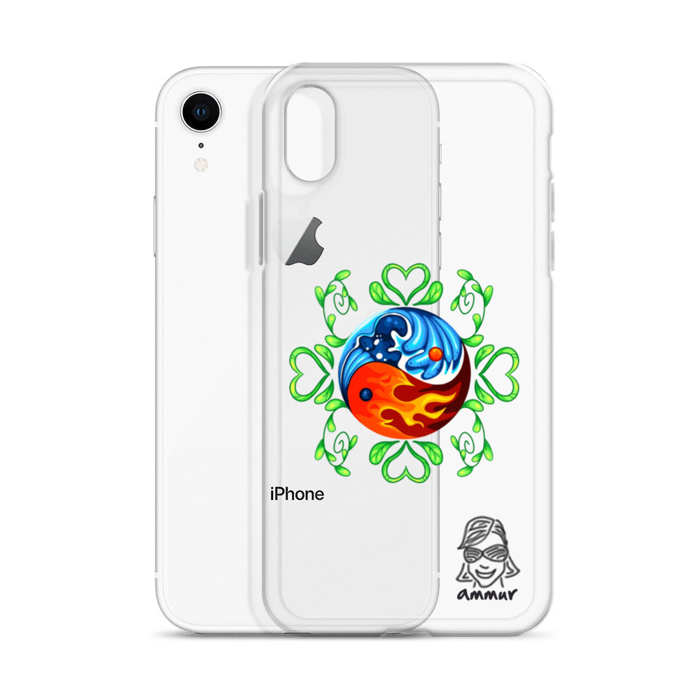 Yin Yang Clear Case for iPhone®